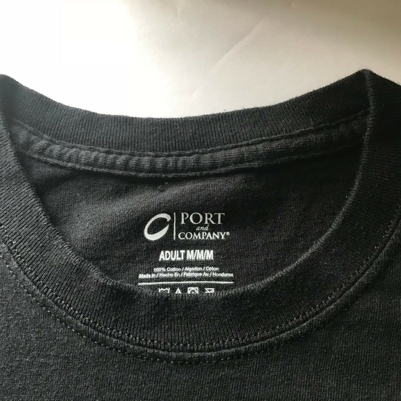 C Port and Company Men's Short Sleeve T Shirt Sz M - Picture 6 of 8